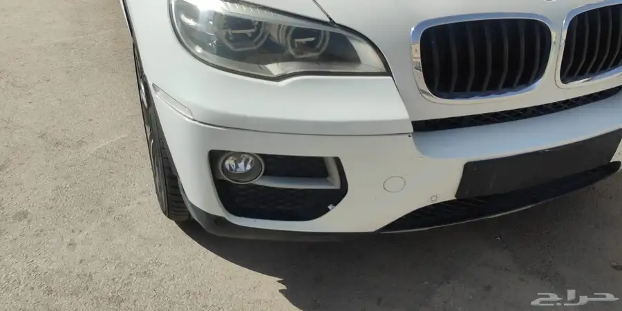 BMW X6 xDrive35i موديل 2014 - أبيض - فل كامل 4