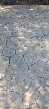 صبه مطبوعة صبه بودرا stamped concrete 3