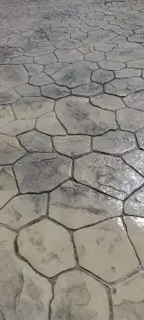 صبه مطبوعة صبه بودرا stamped concrete 1