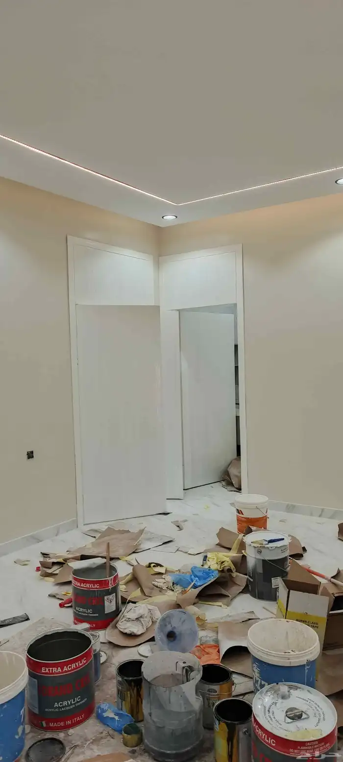 دهان داخلي خارجي ابواب جميع مايخص الدهانات والديكورات  خميس 5