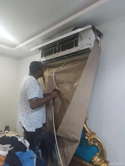 غسيل مكيفات اسبلت و شباك و دولابي 0