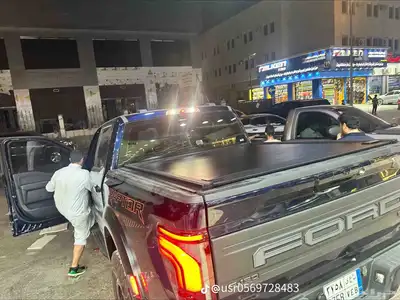 غطاء حوض سحاب مخفي ابو قفلين فورد F150 غمارتين 9
