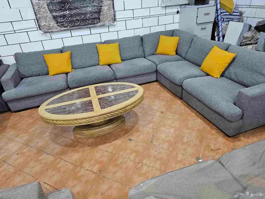 L shipe used sofa sell 5