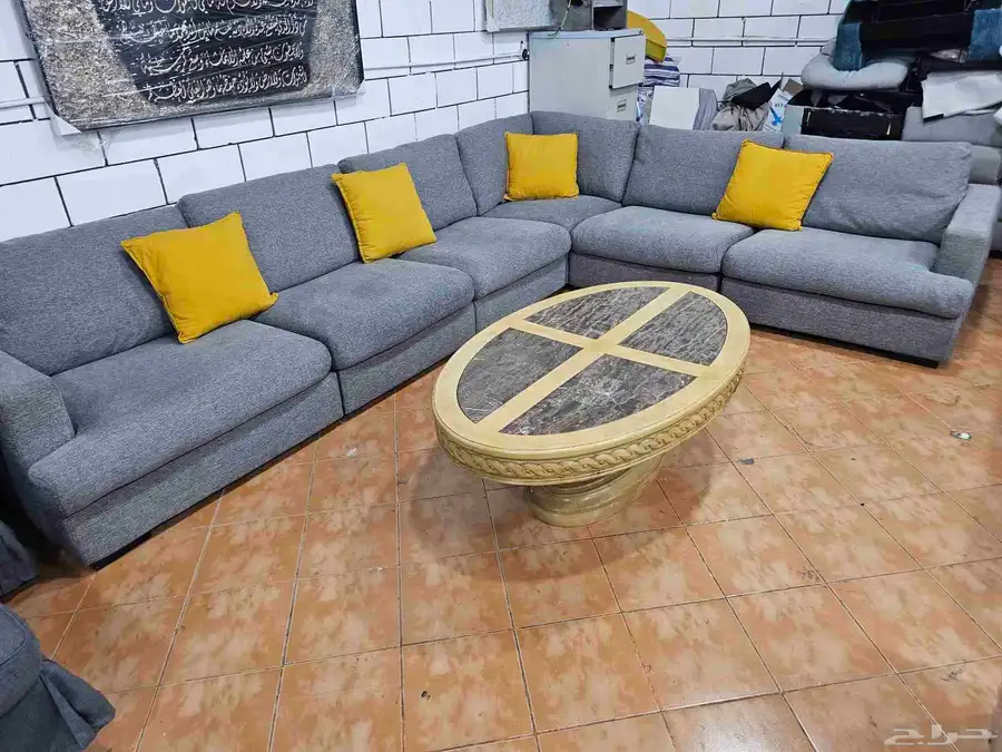 L shipe used sofa sell 1