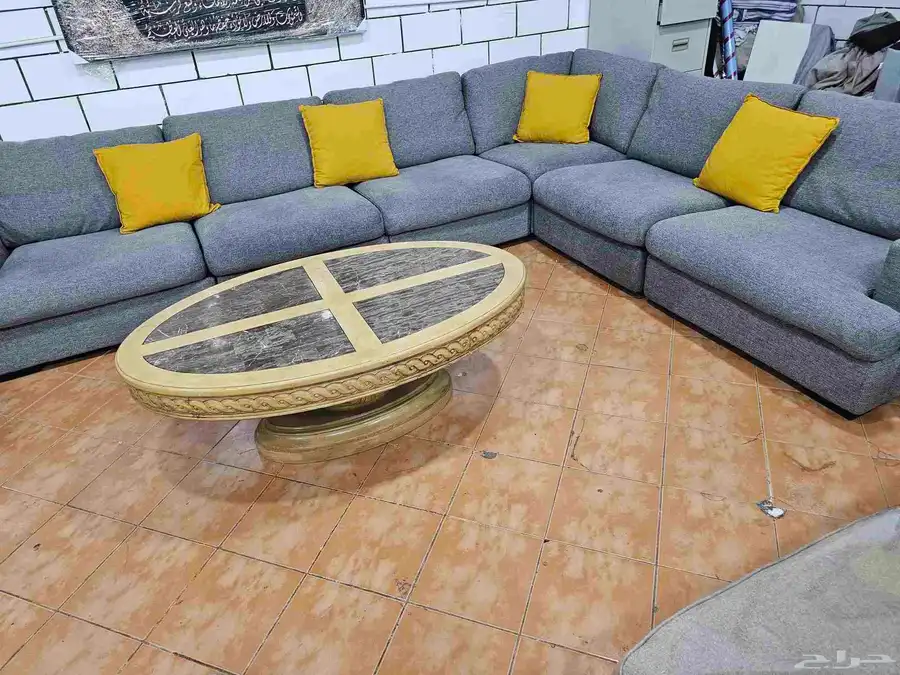 L shipe used sofa sell 3