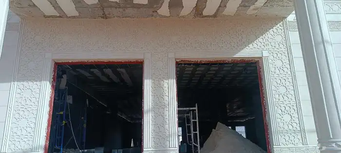 لياسه ملونه وديكورات خارجيه شبيه الحجر الطبيعي 0