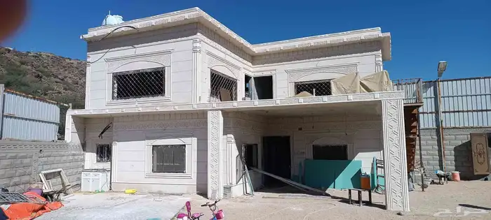 لياسه ملونه وديكورات خارجيه شبيه الحجر الطبيعي 3