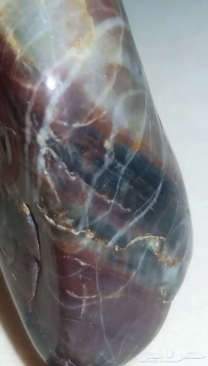 حجر القمر الأسود ذو الشكل الحر.Freeform Black Moonstone 7