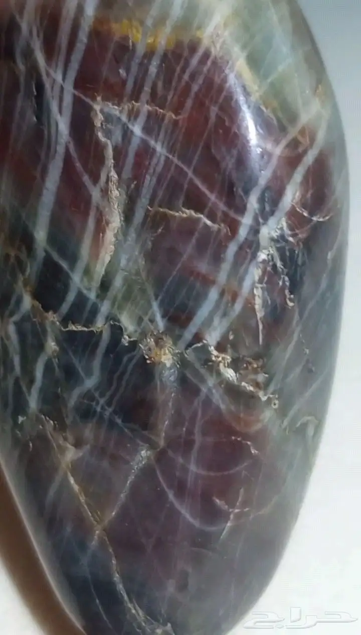 حجر القمر الأسود ذو الشكل الحر.Freeform Black Moonstone 8