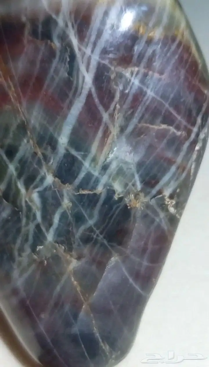 حجر القمر الأسود ذو الشكل الحر.Freeform Black Moonstone 6