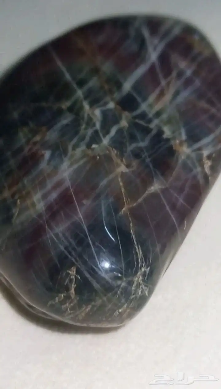 حجر القمر الأسود ذو الشكل الحر.Freeform Black Moonstone 4
