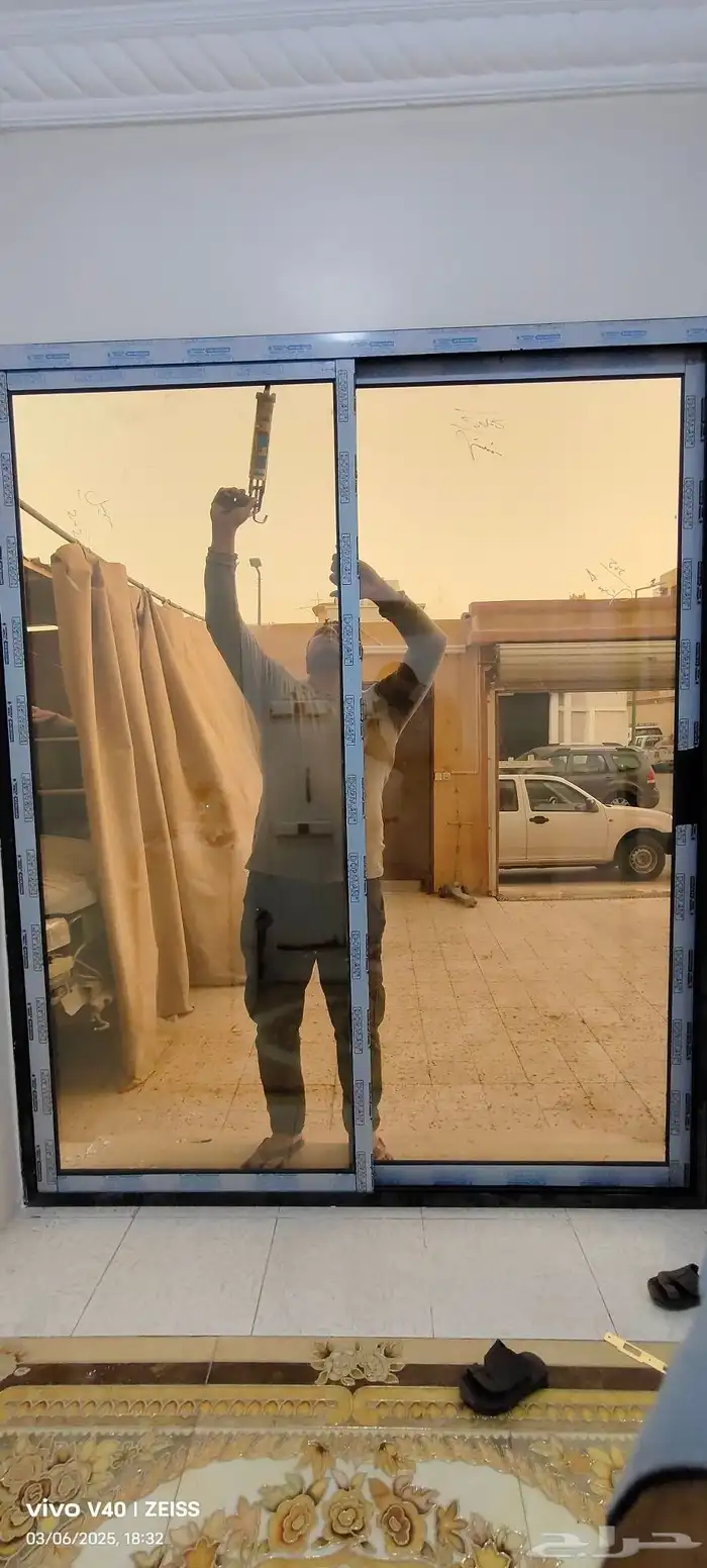 شباك المنيوم باب المنيوم شرائح 9