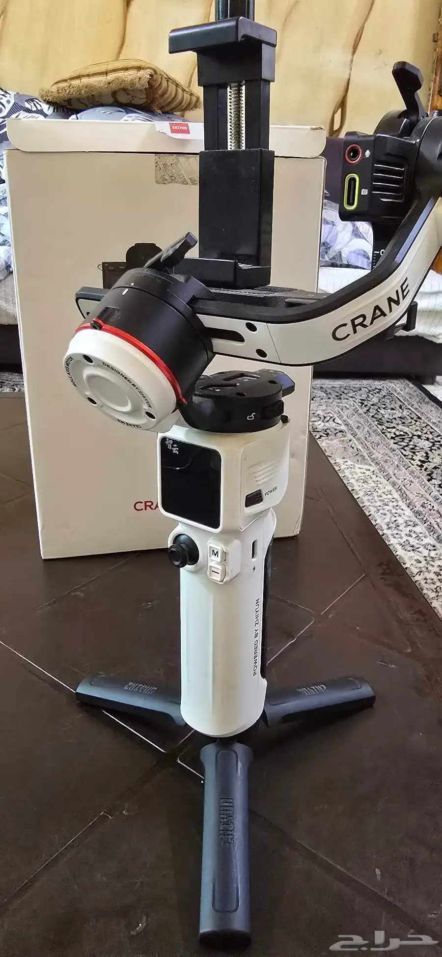مانع الاهتزاز قنبل CRANE-M3 للجوال و للكمريات الاحترافيه 3
