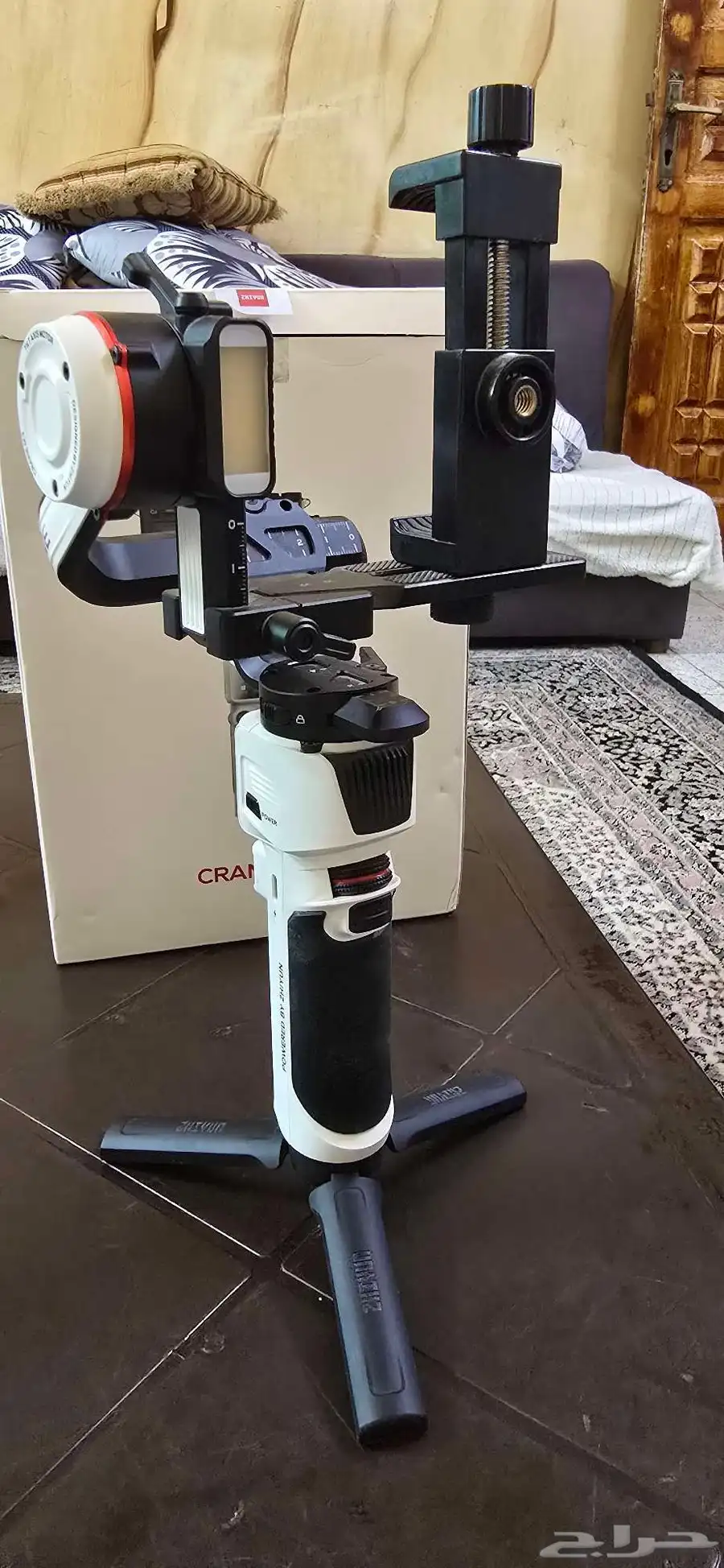 مانع الاهتزاز قنبل CRANE-M3 للجوال و للكمريات الاحترافيه 4