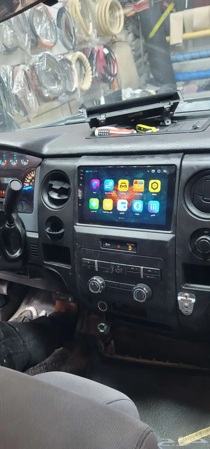 شاشه اندوريد تدعم نضام الإبل كار بلي فورد f150 السعر 550ريال 0