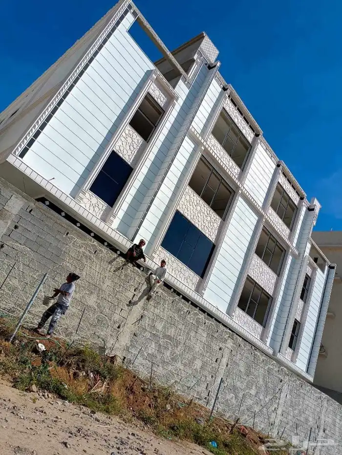 لياسه ملونه وديكورات خارجيه شبيه الحجر الطبيعي 4