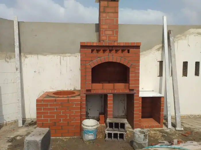 عمل مخباز ومشب نار شويات ومشب تلبيس رخام معلم احمد باكستاني 8