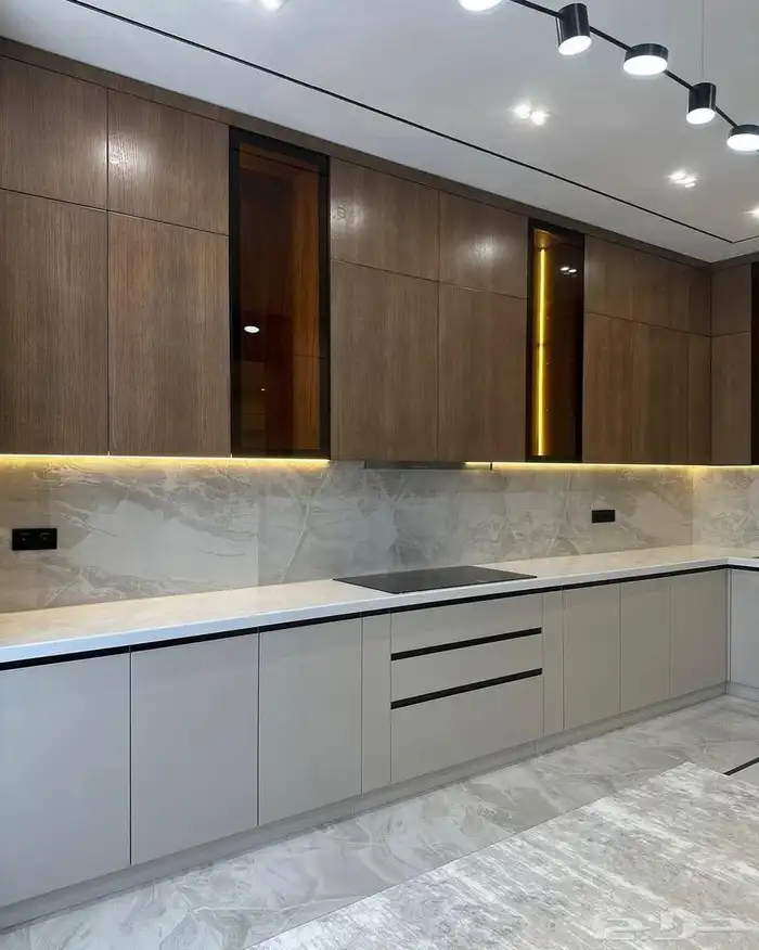 مطابخ خشب ألماني ومطابخ صاج والمنيوم ورخام صناعي وبورسلان 4