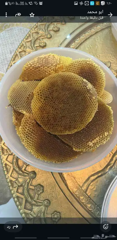 عسل طلح صحن واحد وزن 3 كيلو 0