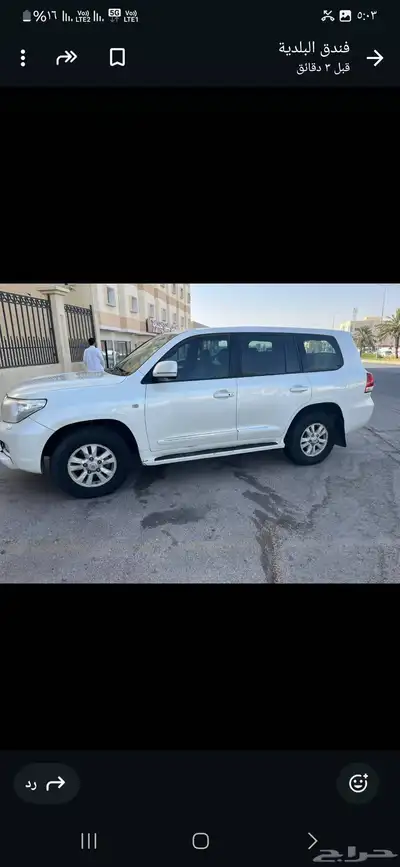 جكسار شرط الفحص الموديل 2011 فل كامل معدا باب فيه رش 0