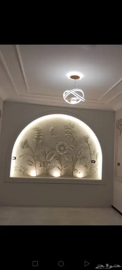 رسم بالجبس نحت يدوى 1