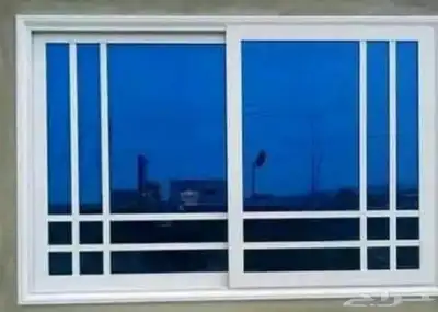 اعمال المنيوم شبابيك ابواب المنيوم دبل و عادي 5