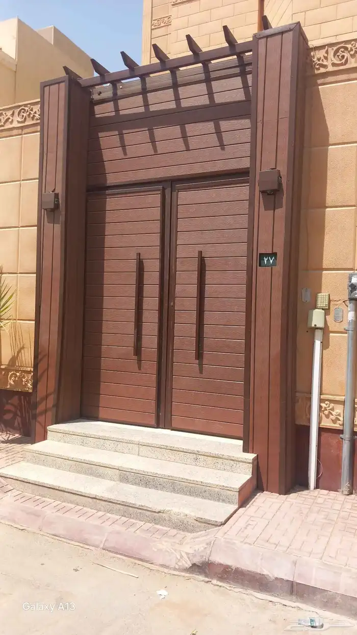 تركيب بديل الخشب للابواب الخارجيه 0