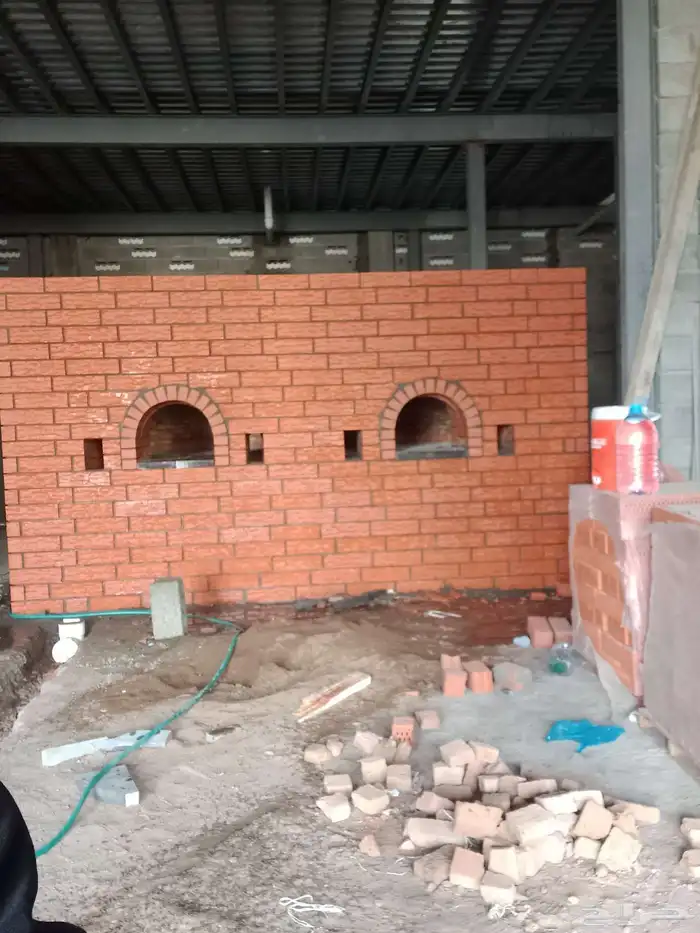 عمل مخباز ومشب نار شويات ومشب تلبيس رخام معلم احمد باكستاني 1