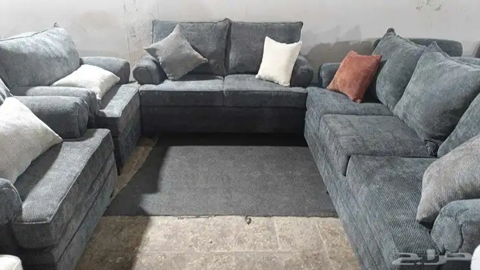 كنب جديد جاهز حرف ال و7نفر شامل التوصيل 16