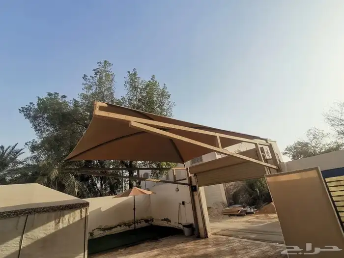مظلات خيام سواتر برجولات ستاره بي في سي 5