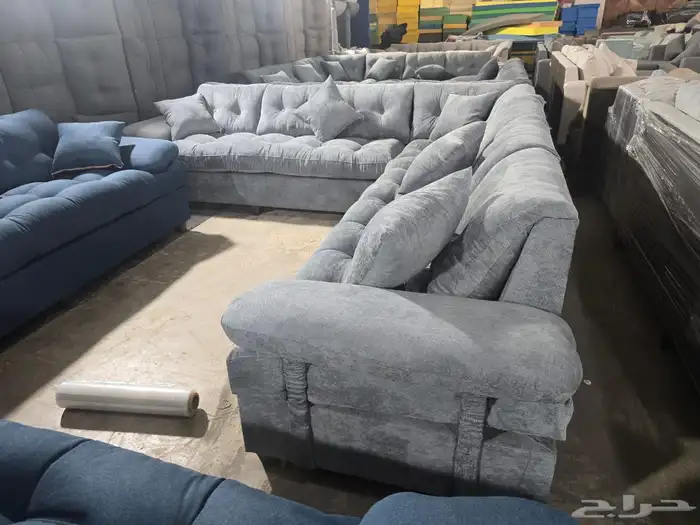 كنب جديد جاهز حرف ال و7نفر شامل التوصيل 1