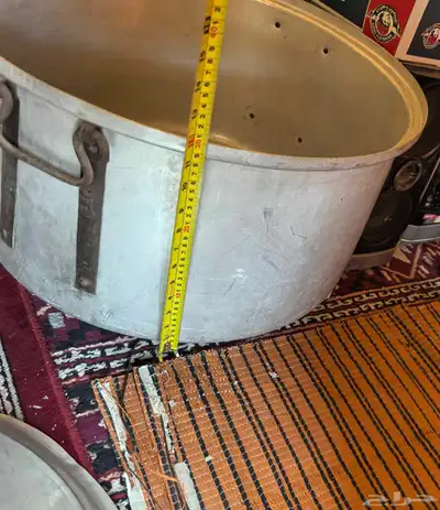 قدر طبخ معدن روتين نظيف حجم كبيرمقاسه موضح بالصور 1