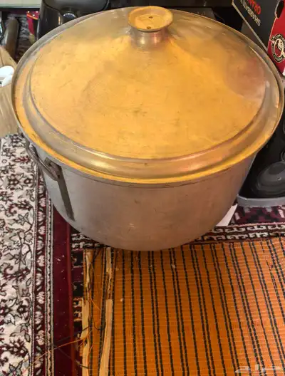 قدر طبخ معدن روتين نظيف حجم كبيرمقاسه موضح بالصور 8