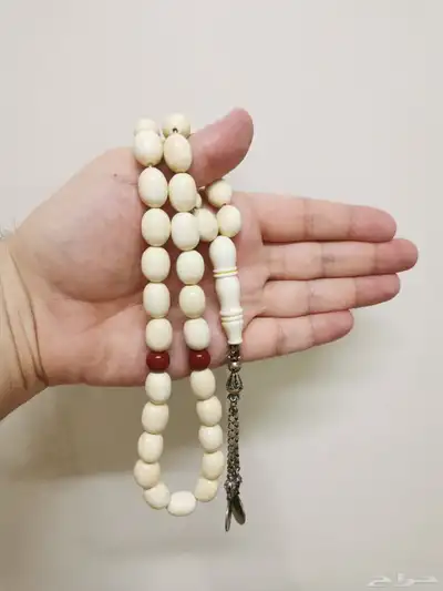 مسباح سبحة عاج سن الفيل 90 جرام 0