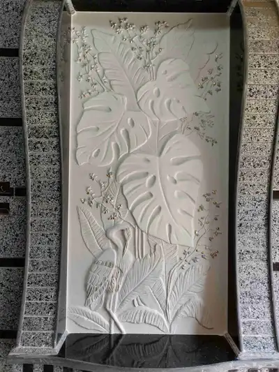 رسم بالجبس نحت يدوى 4