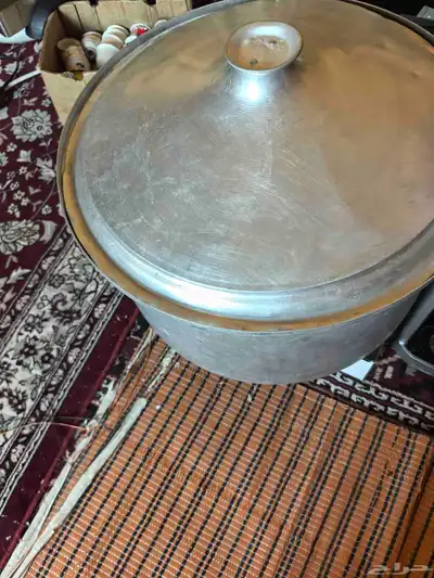 قدر طبخ معدن روتين نظيف حجم كبيرمقاسه موضح بالصور 7