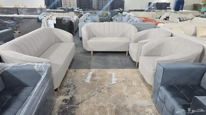 كنب جديد جاهز حرف ال و7نفر شامل التوصيل 31