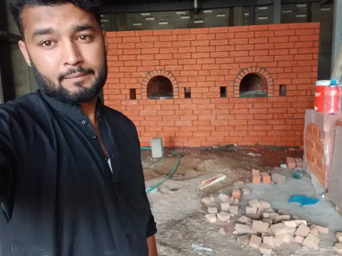 عمل مخباز ومشب نار شويات ومشب تلبيس رخام معلم احمد باكستاني 0