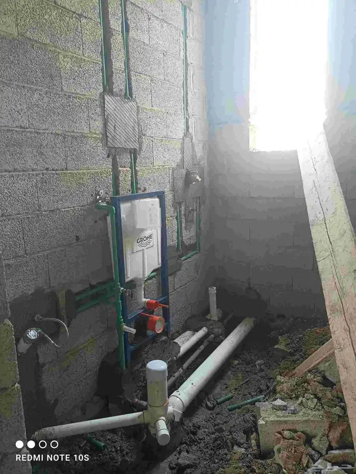 اعمال تأسيس وتطبيق السباكة الحديثة 4