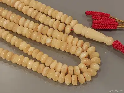مسباح سبحة كهرمان طبيعي ذروي 158 خرزة 4