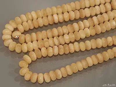 مسباح سبحة كهرمان طبيعي ذروي 158 خرزة 3