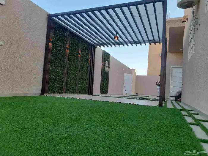 تنسيق حدائق القصيم ثيل طبيعي وشبكات الري 7