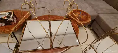 طقم تقديم لون نحاسي 0