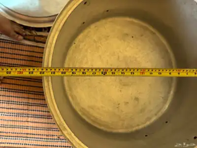 قدر طبخ معدن روتين نظيف حجم كبيرمقاسه موضح بالصور 5
