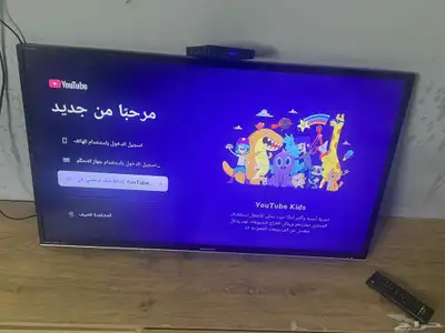 شاشه 40 بوصه عاديه ومعاها ريسيفر يشغلها سمارت 2