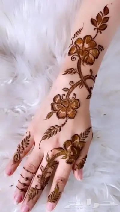 نقش حناء تبوك السعودية ماشاءالله تبارك 3