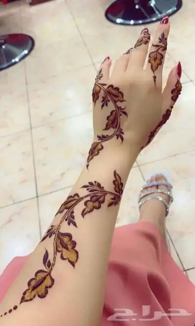 نقش حناء تبوك السعودية ماشاءالله تبارك 1