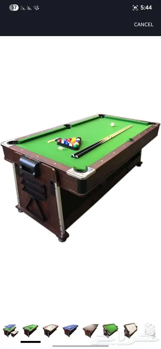 اجود انواع الالعاب البلياردو والتنس والهوكي والفرفيره الدولي 8