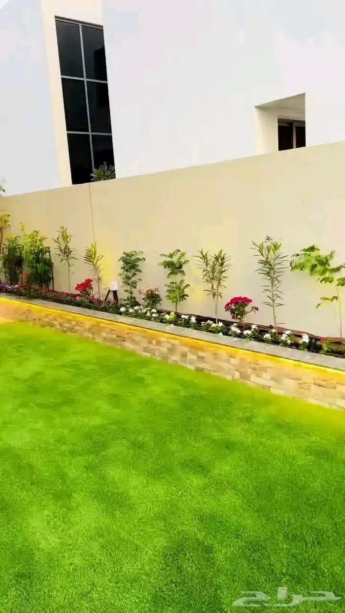 تنسيق حدائق القصيم ثيل طبيعي وشبكات الري 0
