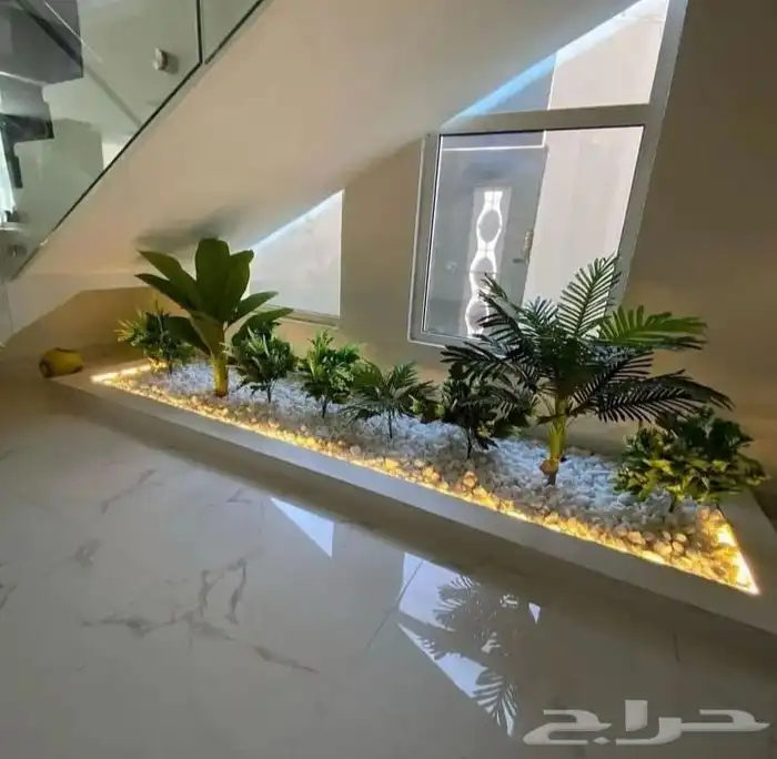أحواض زراعية   تصميم تحت الدرج 15